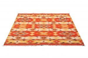 Tappeto Indiano Kilim 273x189cm Prospettiva