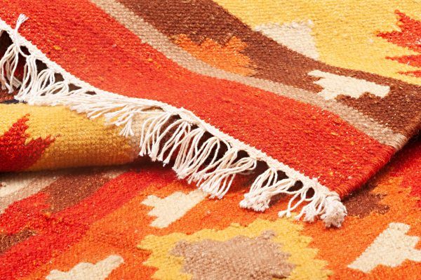 Tappeto Indiano Kilim 273x189cm Dettaglio