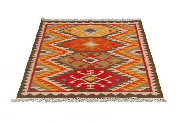 Tappeto Indiano Kilim 155x95cm Prospettiva