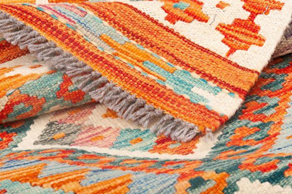 Tappeto Afgano Passatoia Kilim 173x64cm Dettaglio