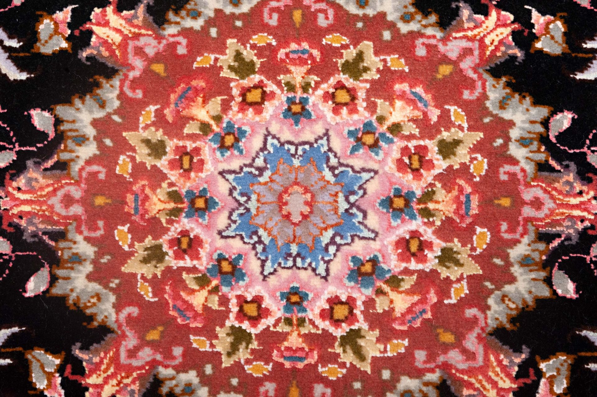 Tappeto Persiano Tabriz 60 Raj 110x73m Dettaglio