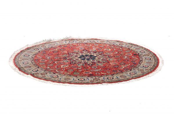 Tappeto Persiano Tabriz Rotondo 197x197cm Prospettiva