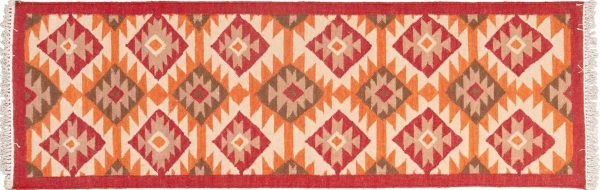 Tappeto India Kilim Passatoia 235x76cm Alto