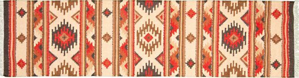 Tappeto Kilim India Passatoia 295x76 cm Alto
