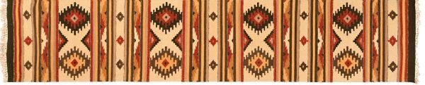 Tappeto India Kilim Passatoia 403x80cm Alto