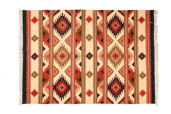 Tappeto India Kilim 181x129cm Alto