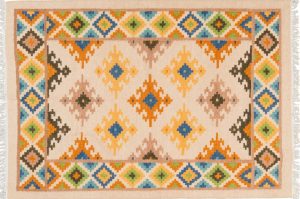 Tappeto India Kilim 188x122cm Alto