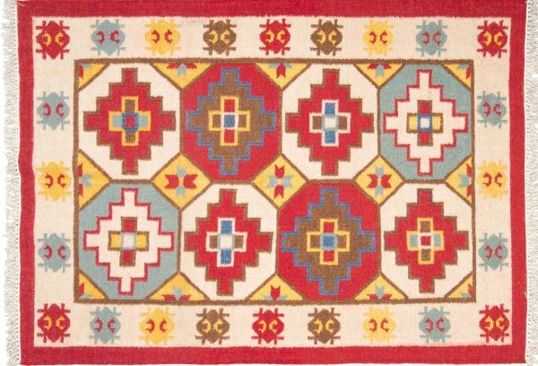 Tappeto India Kilim 178x130cm Alto