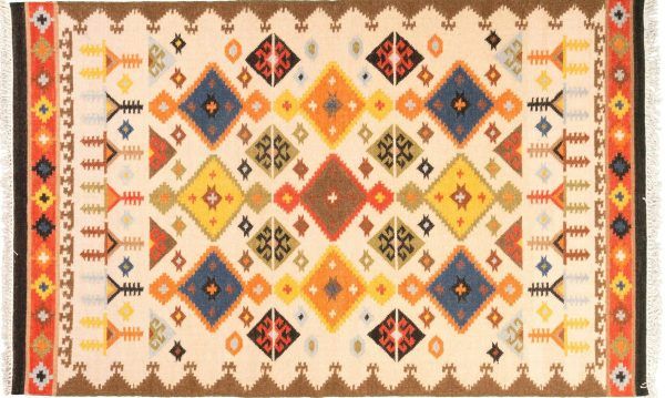 Tappeto India Kilim 253x159 cm Alto