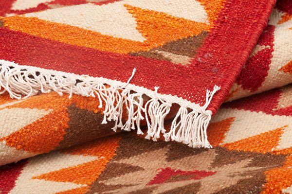 Tappeto India Kilim Passatoia 235x76cm Dettaglio