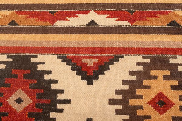 Tappeto India Kilim Passatoia 403x80cm Dettaglio