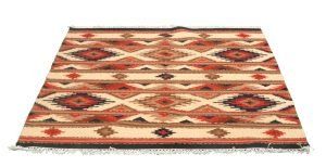 Tappeto India Kilim 181x129cm Prospettiva