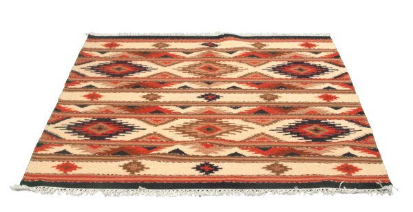 Tappeto India Kilim 181x129cm Prospettiva