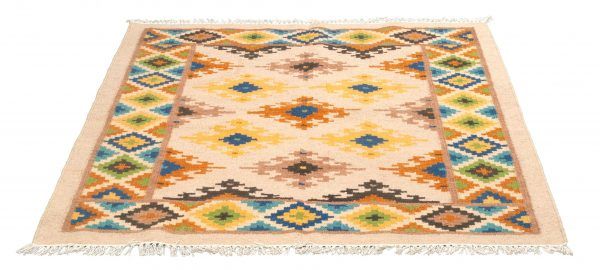 Tappeto India Kilim 188x122cm Prospettiva