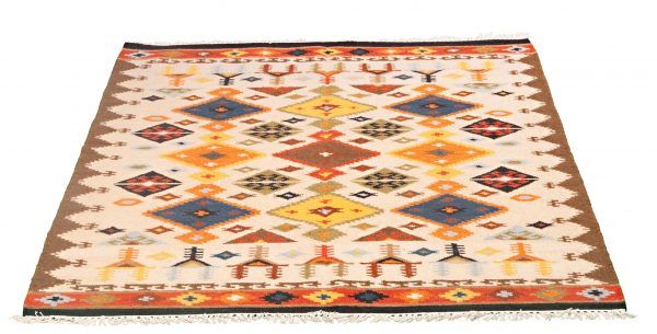 Tappeto India Kilim 253x159 cm Prospettiva