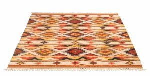 Tappeto India Kilim 243x155cm Prospettiva