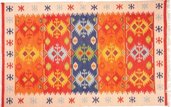Tappeto India Kilim 245x157cm Alto