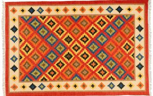 Tappeto India Kilim 247x164cm Alto