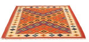 Tappeto India Kilim 247x164cm Prospettiva