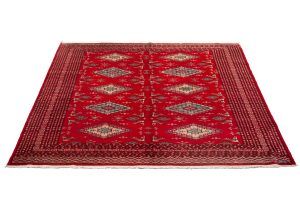 Tappeto Pakistan Mori Bukara 373x291cm Prospettiva
