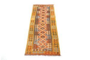 Tappeto Afgano Passatoia Kilim 380x77cm Prospettiva