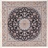 Tappeto Persiano Nain 9 capi 147x150cm. Alto