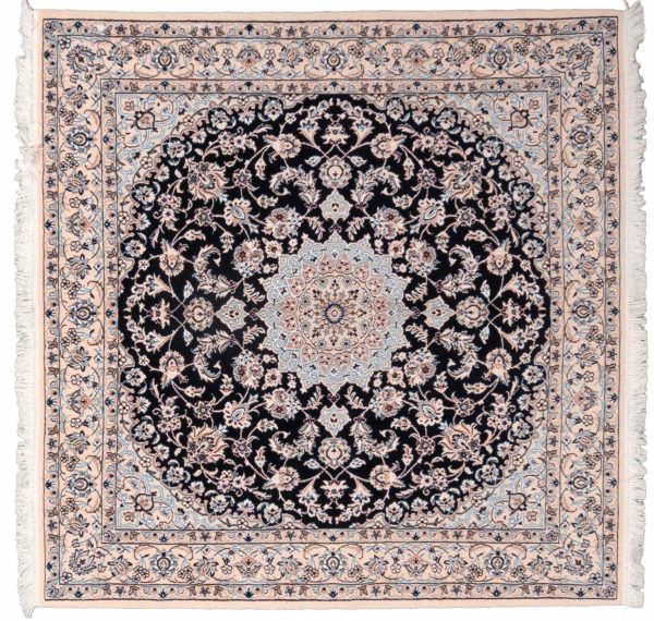 Tappeto Persiano Nain 9 capi 147x150cm. Alto