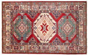 Tappeto Afgano Kazak Super 141x90cm Alto
