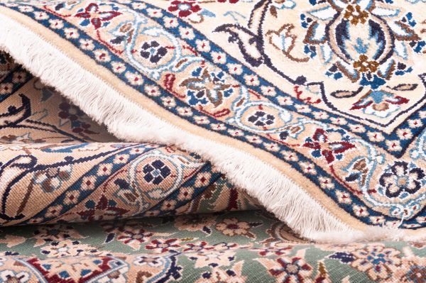 Tappeto Persiano Nain 9 Capi 358x245cm Dettaglio
