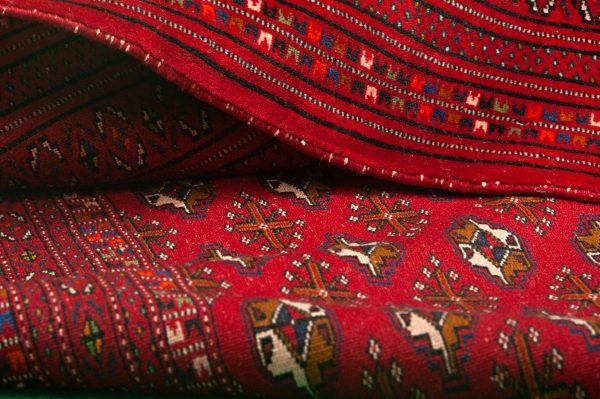 Tappeto Persiano Turkeman 130x63cm Dettaglio