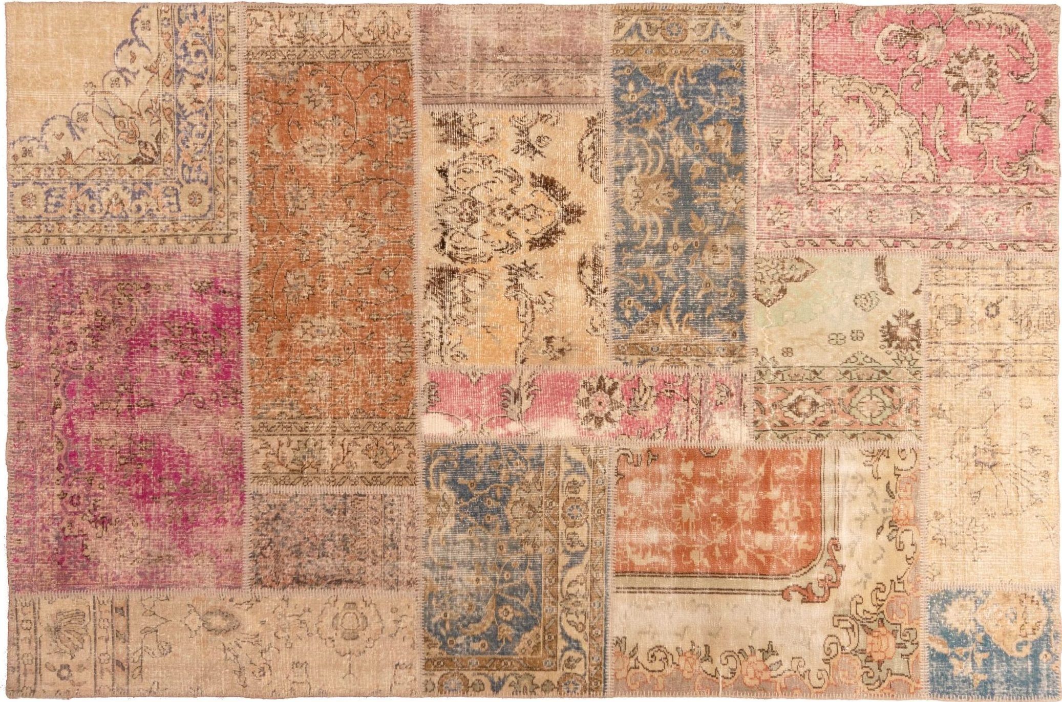 Turchia Tappeto Patchwork 300x200cm Alto