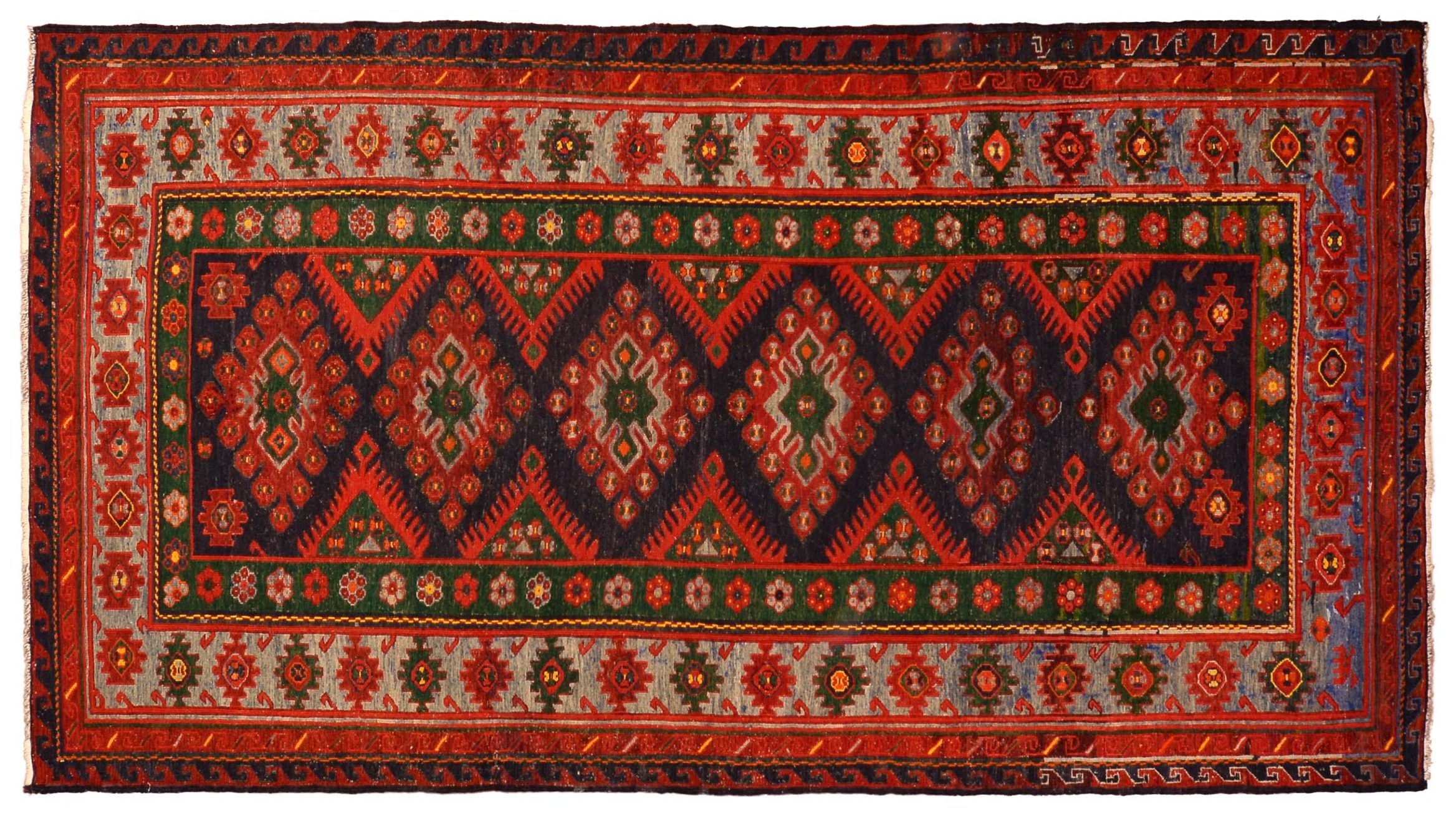 Tappeto Turchia Sumak Antico 287x156cm Alto