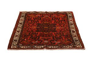 Tappeto Persiano Hamadan Antico 209x123 cm Prospettiva