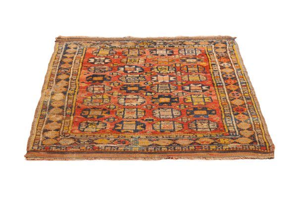 Tappeto Iran Guchan Antico 130x89cm Prospettiva