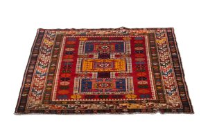 Tappeto Caucaso Derben Antico 200x124cm Prospettiva