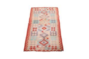 Tappeto Afgano Passatoia Kilim 297x81cm Prospettiva