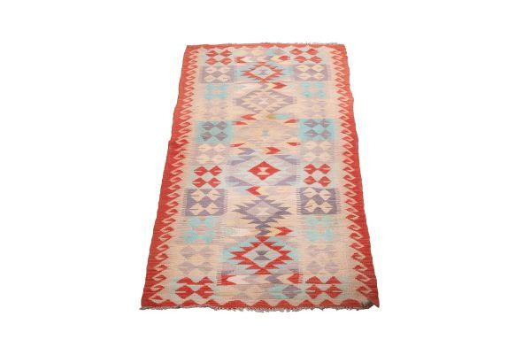 Tappeto Afgano Passatoia Kilim 297x81cm Prospettiva