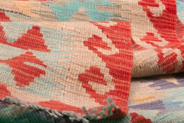 Tappeto Afgano Passatoia Kilim 297x81cm Dettaglio