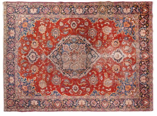 Tappeto Persiano Tabriz 380x280 cm-Refurbished Alto