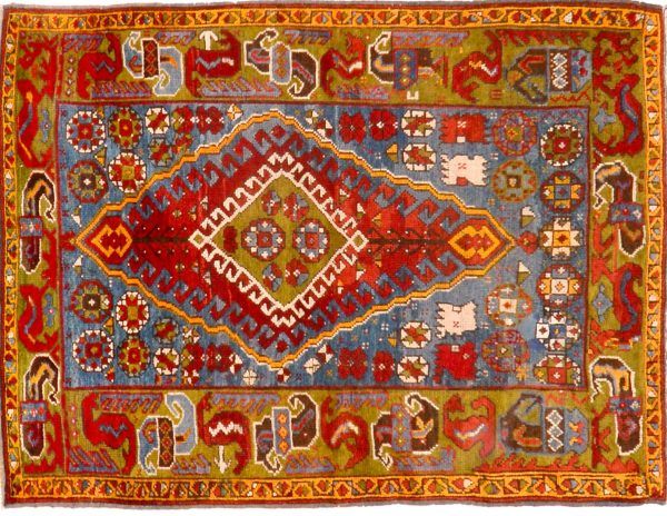 Tappeto Turchia Ushak Antico 148x112 cm Alto