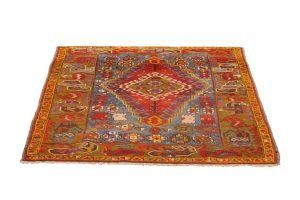 Tappeto Turchia Ushak Antico 148x112 cm Prospettiva