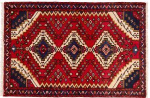Tappeto Persiano Zanjan Antico 148x100 cm Alto