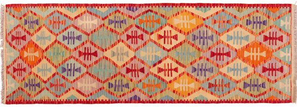 Tappeto Afgano Kilim Passatoia 182x62 cm Alto
