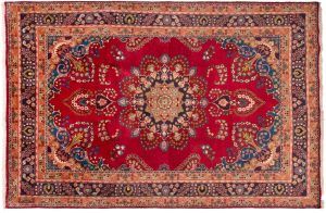 Tappeto Persiano Sabsevar 296x195 cm Alto