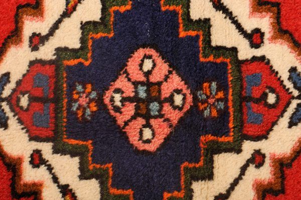 Tappeto Persiano Zanjan Antico 148x100 cm Dettaglio