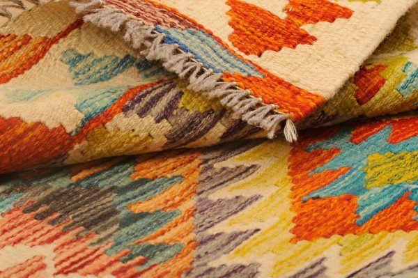 Tappeto Afgano Kilim Passatoia 187x060 cm Dettaglio