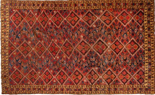 Tappeto Afgano Beshir Antico 308x188 cm Alto