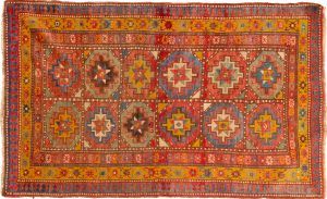 Tappeto Caucaso Kazak Mogan Antico 217x135 cm Alto