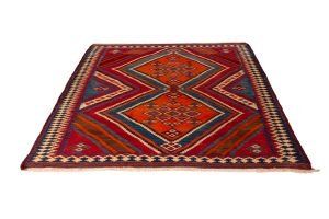 Tappeto Persiano Ghashghai Antico 200x140 cm Prospettiva