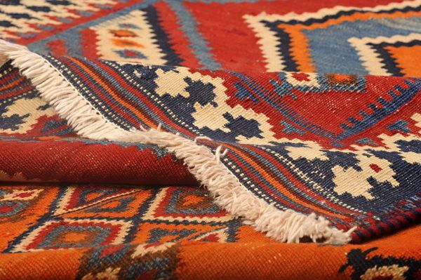 Tappeto Persiano Ghashghai Antico 200x140 cm Dettaglio